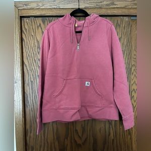 Carhartt hooded sweatshirt coral